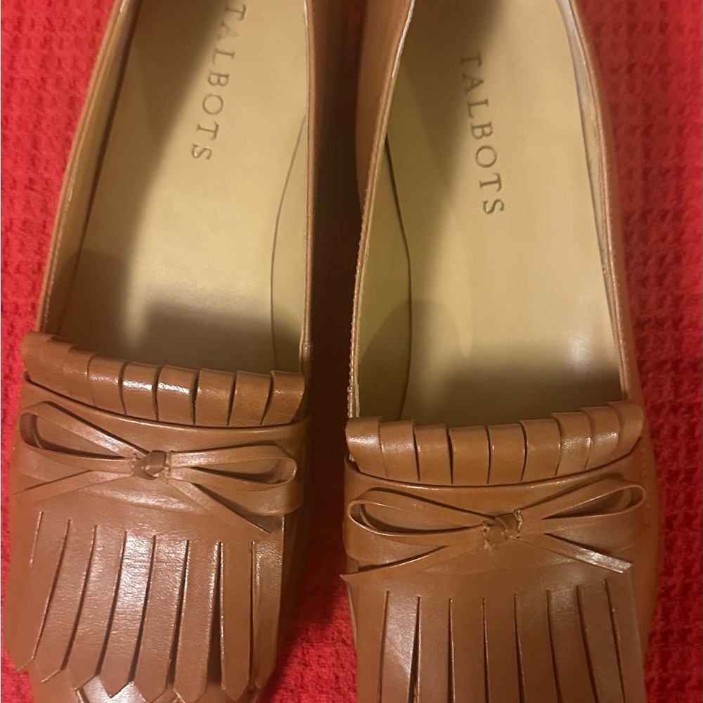 Talbots Brown Leather Loafers